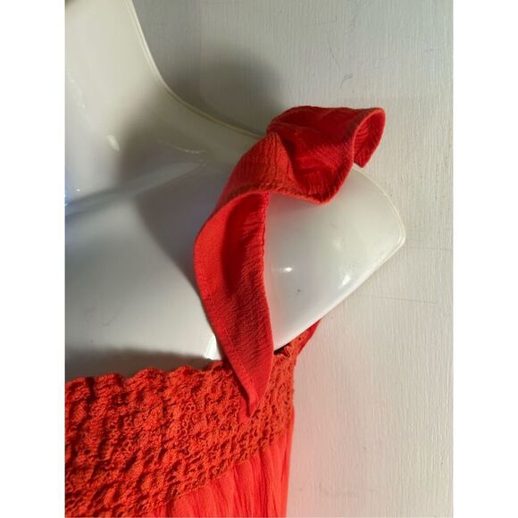 American Eagle off shoulder Romper new burnt orange M new rn#54485 - Picture 3 of 12